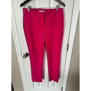 Rachel Zoe Barbie Pink Pull-on Ankle Pants Sz 10 work attire